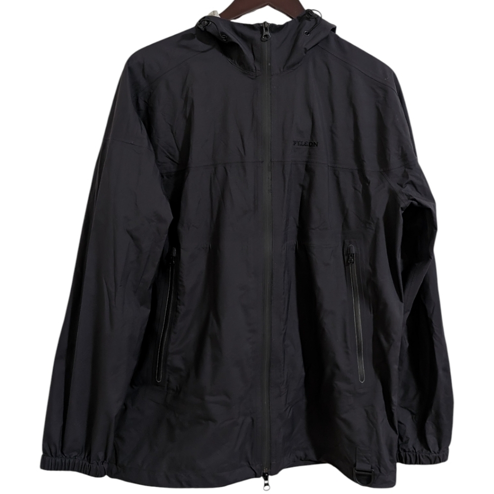 Filson Men's Black Swiftwater Rain Jacket